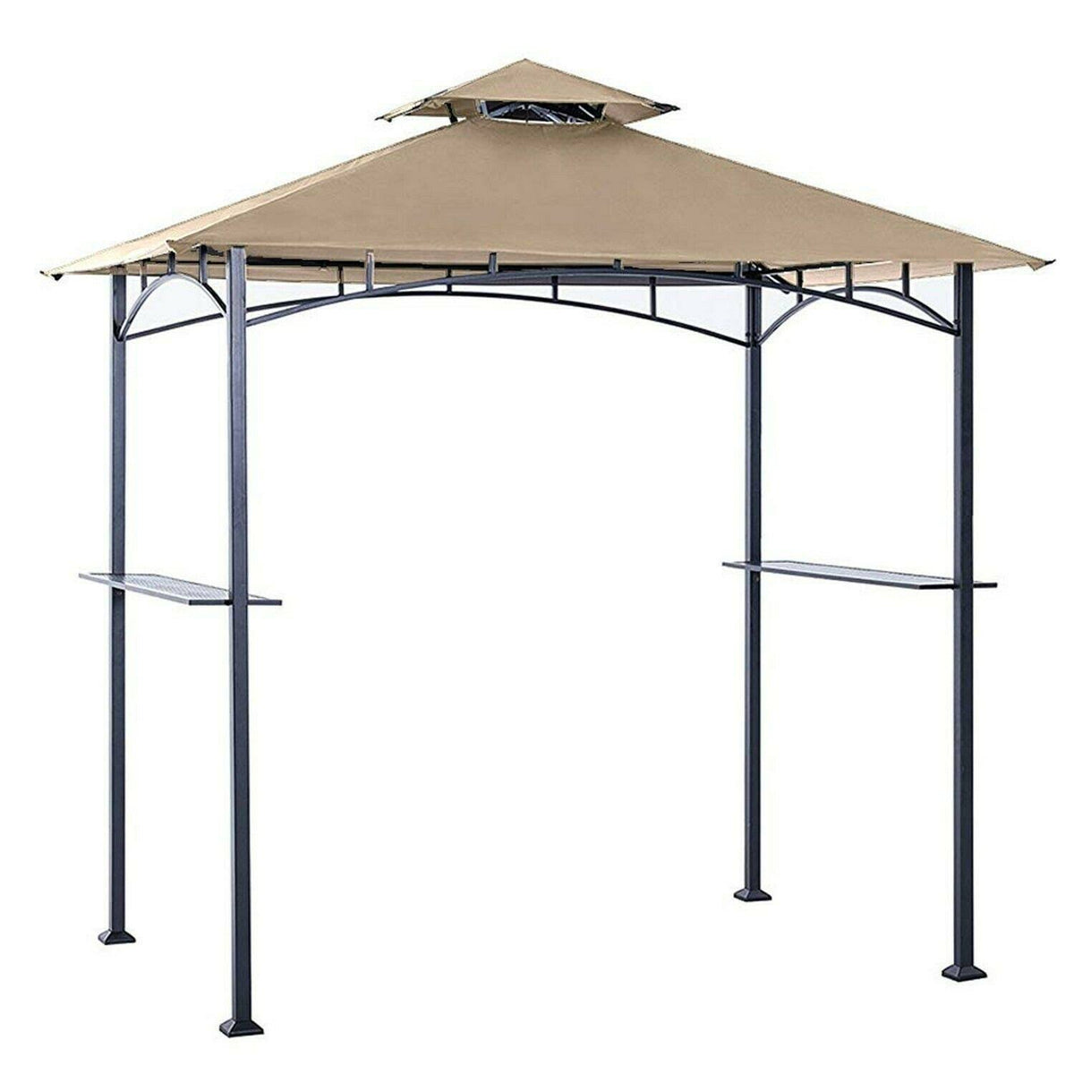 Beige Grill Shelter Replacement Canopy Roof V8466