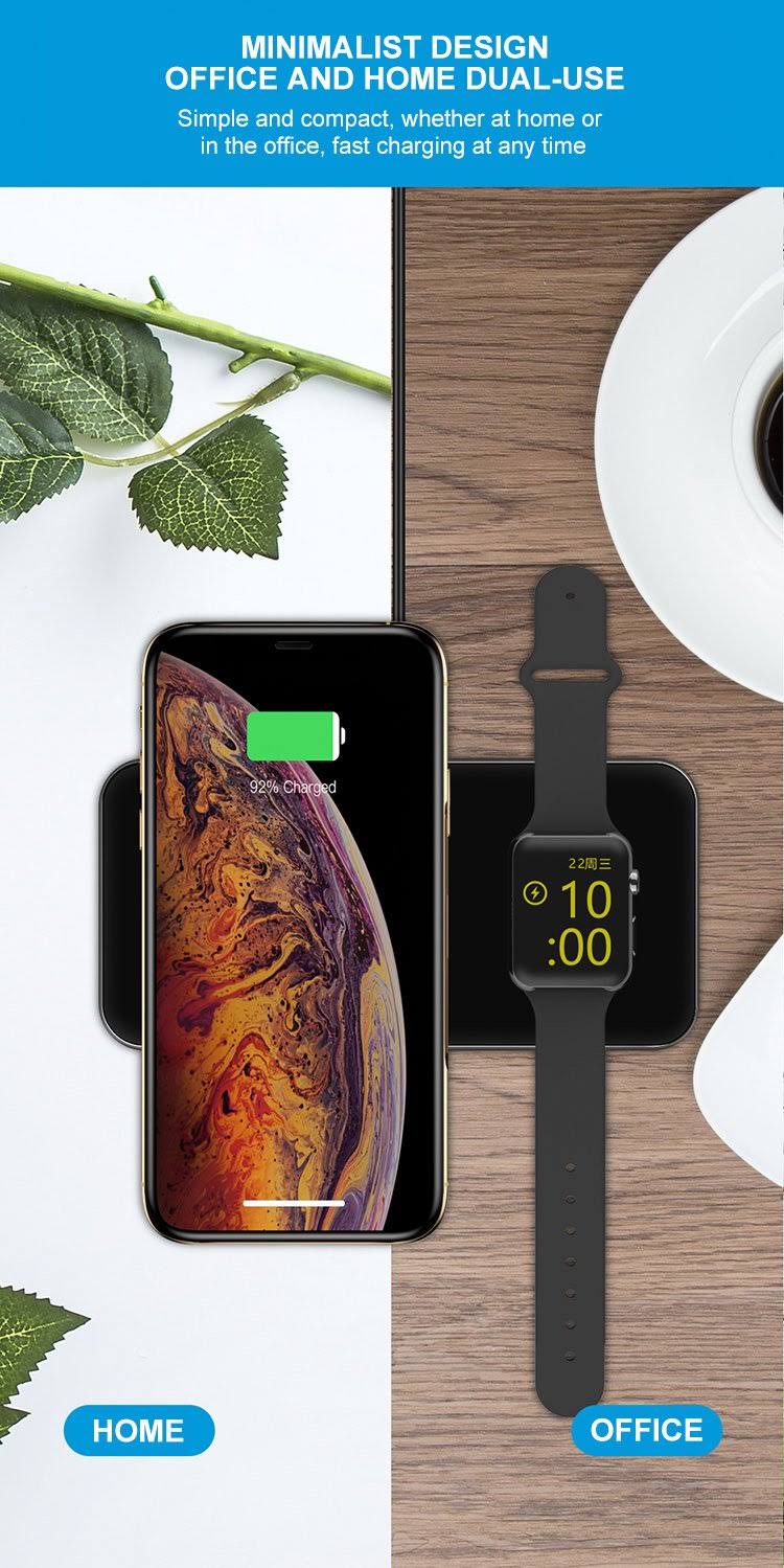 3 in 1 Glass Wireless Charge Pad V5875