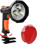 Rechargeable 4000 Lumen LED Spotlight with Detachable Red Light Filter K208