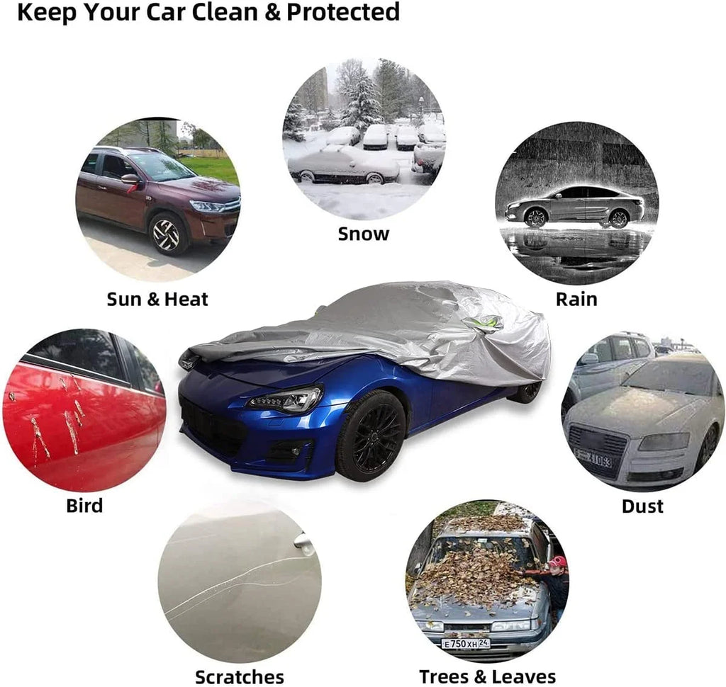 Heavy Duty Weatherproof Full Car Cover E27063