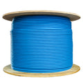 Bulk Shielded Cat6 Blue Ethernet Cable Solid Spool 1000 Foot X70694