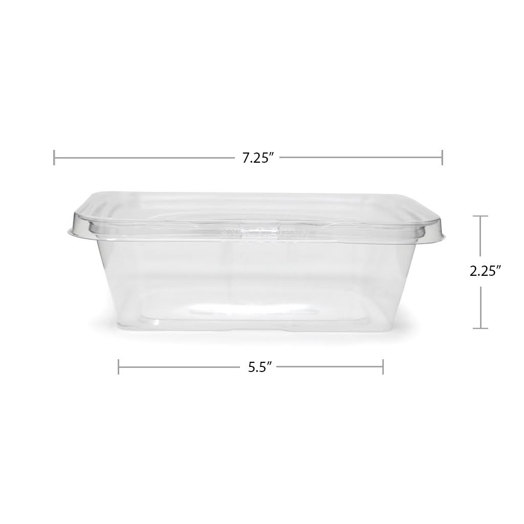 200 Pack To-Go Food Container with Tear Strip Lock K1798