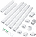 3'' 17 Ft PVC Decorative Pipe Line Cover Kit, Pack of 2 K603048