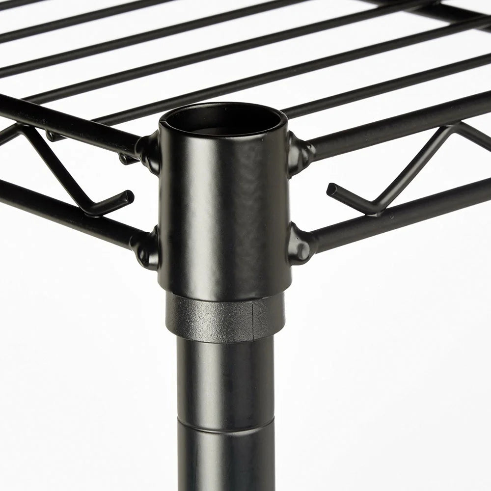 Black Steel Storage Rack S446810