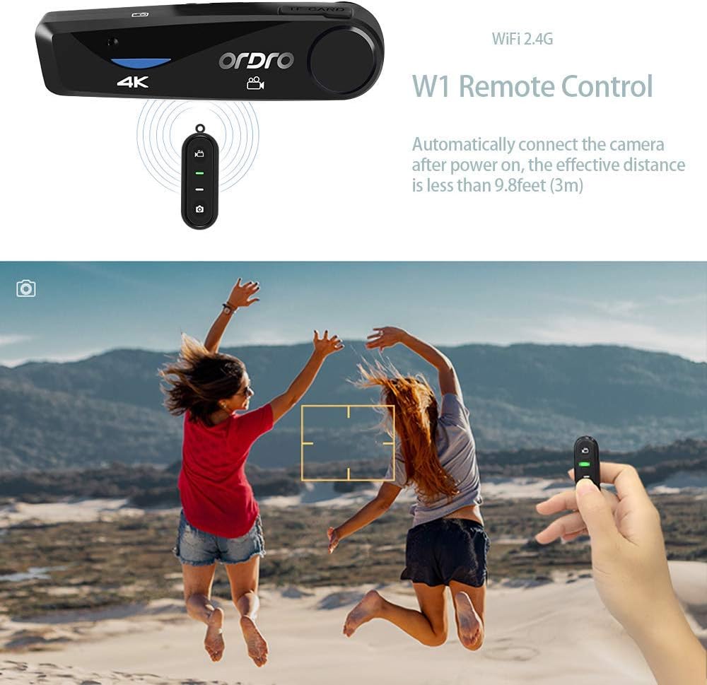 4K Wearable Video Camera with 32GB MicroSDHC Card X1062