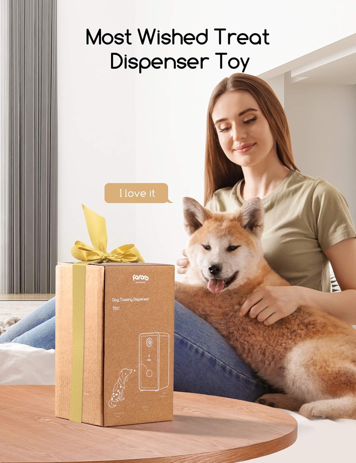 Dog Camera with Treat Dispenser and 1080P Night Vision N586327