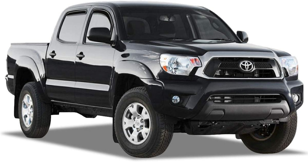 Shatterproof in-Channel Window Deflectors for Toyota Tacoma Double Cab, 4pcs G946403