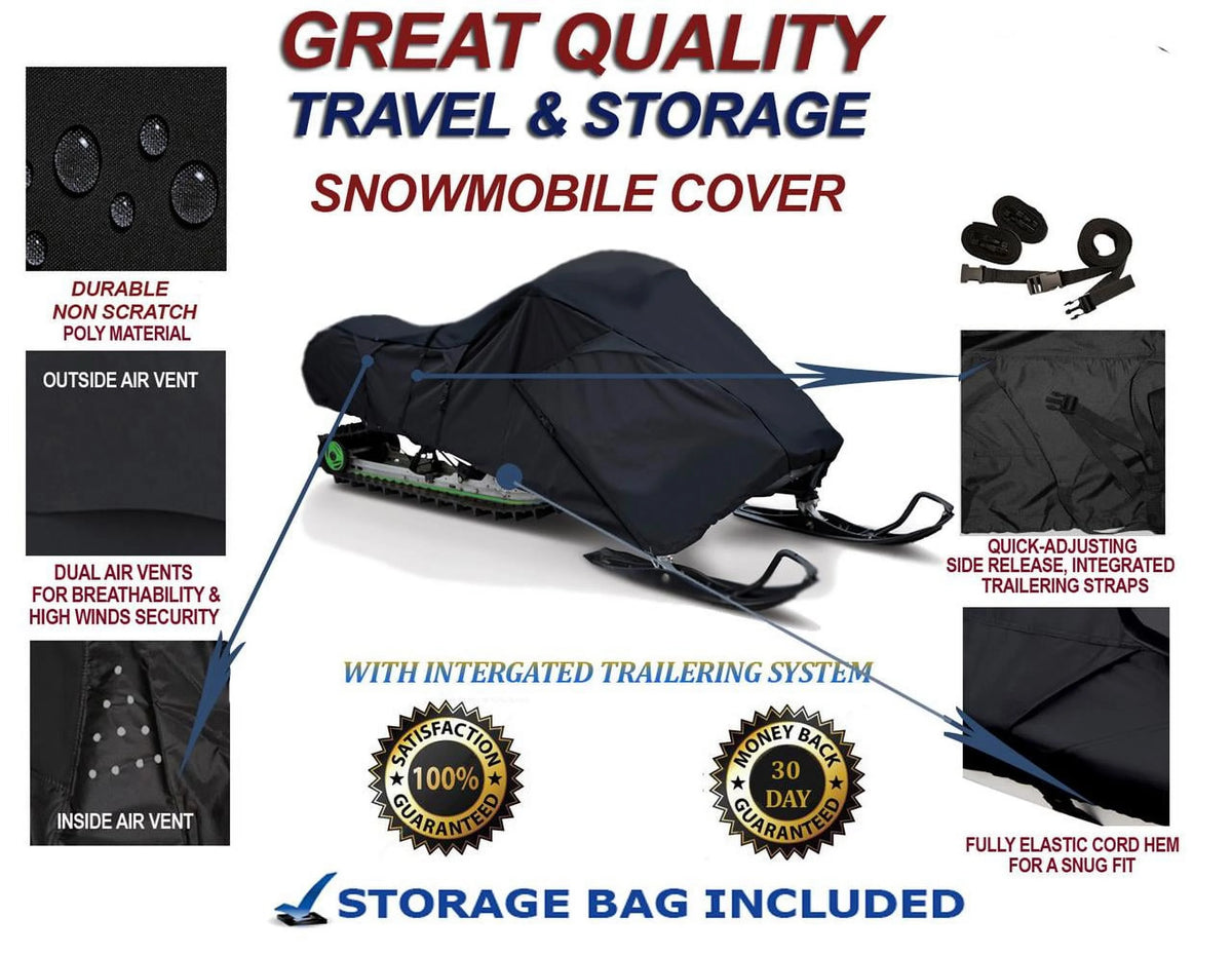 300D Snowmobile Travel and Storage Cover K925