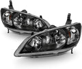 JDM Black Headlamps Set D447