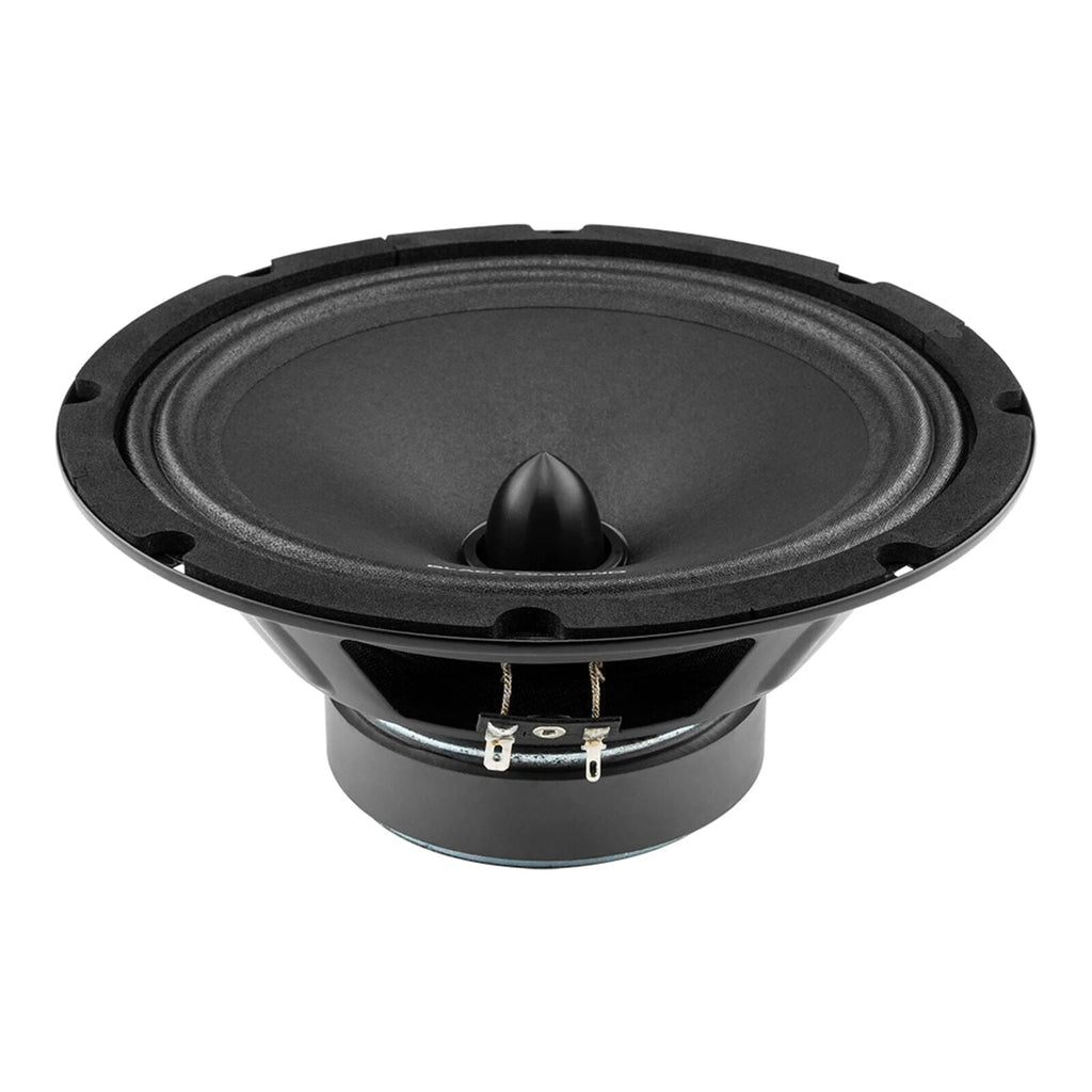 Pair of Black 8" 140 Watts 4-Ohm Mid-Range Speakers With Bullet W181007