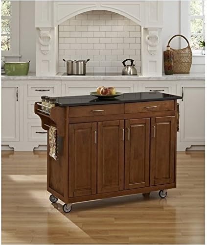 49 Wood Top Kitchen Cart D496