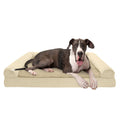 Clay Plush Suede Memory Foam Dog Bed E373664