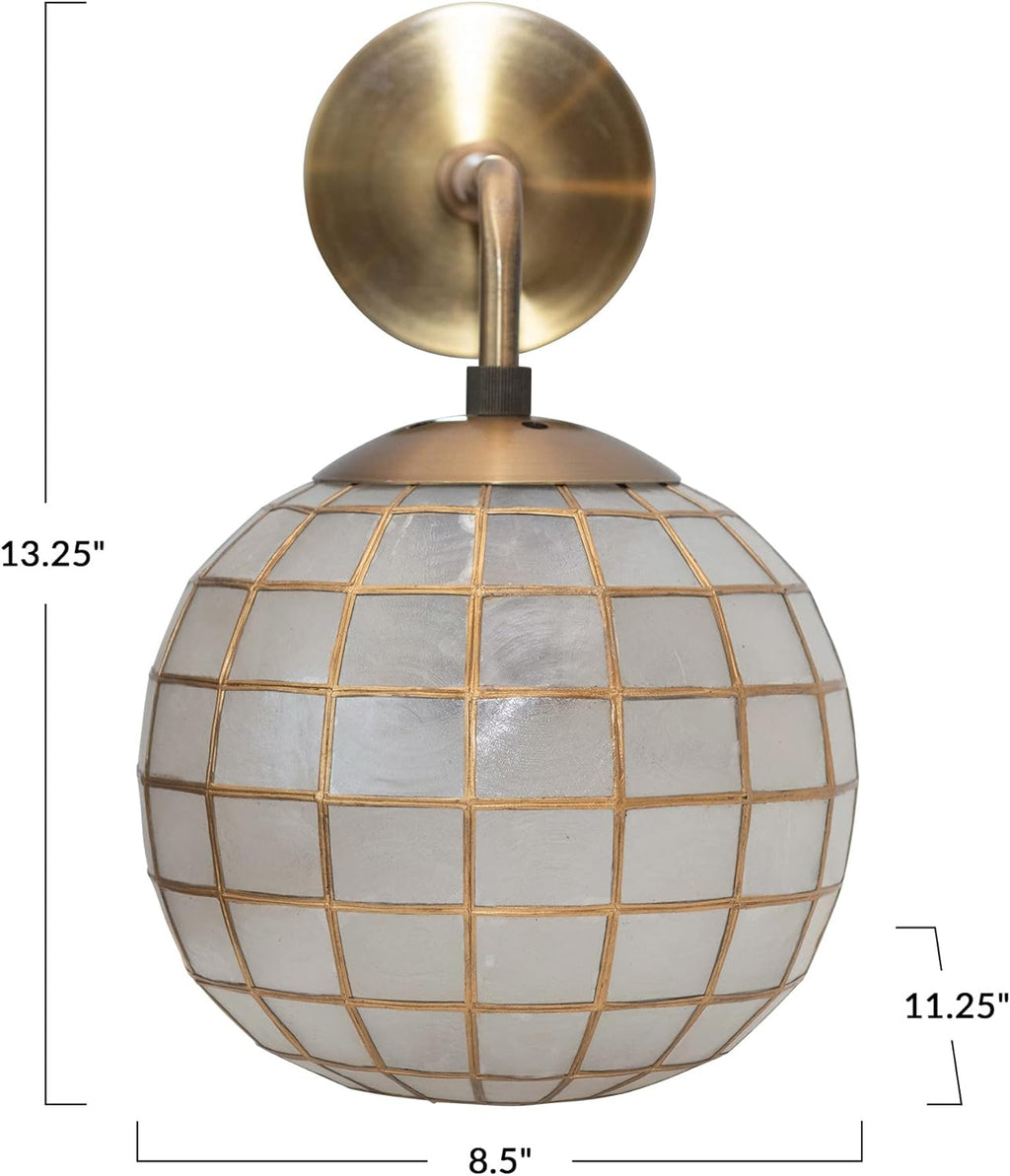 Brass Metal Wall Lamp Sconce U353702
