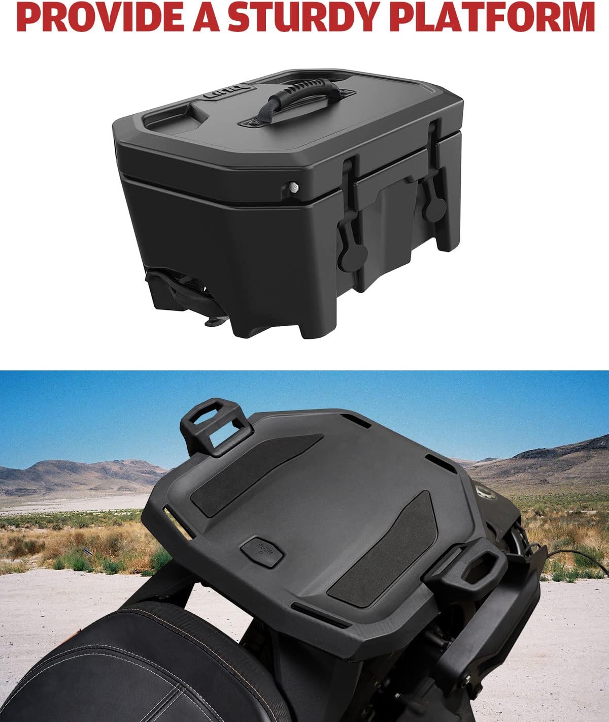 Black Rear Rack Support LinQ X428716