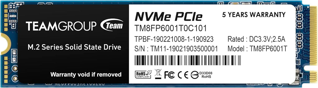 512GB NVMe PCIe Gen3x4 M.2 2280 SSD Pack of 2 W5189