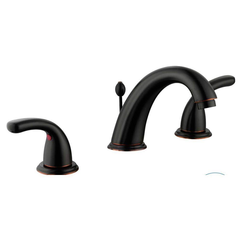 Bronze 2-Handle High-Arc Bathroom Faucet T524552