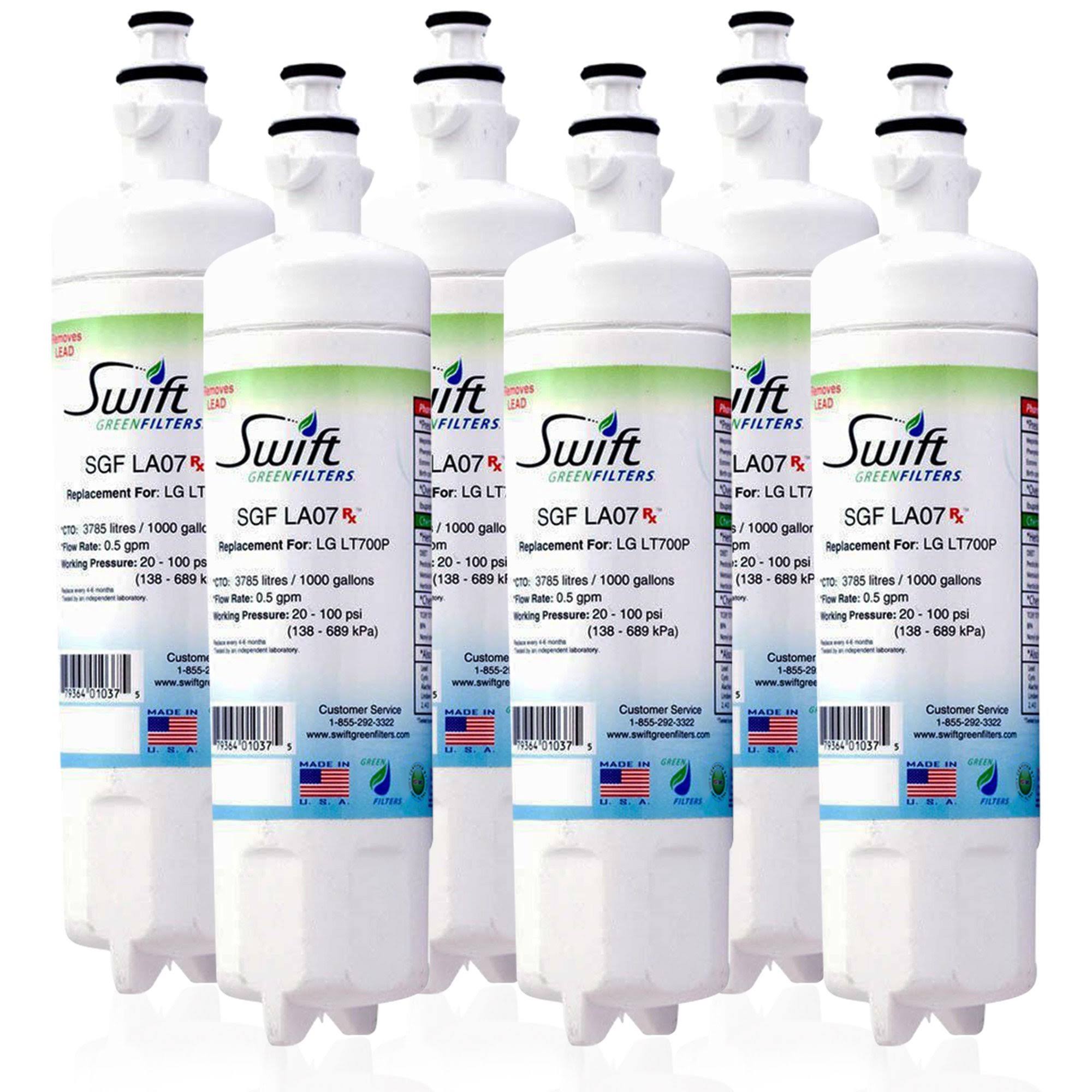 6 Pack Refrigerator Water Filter N1486