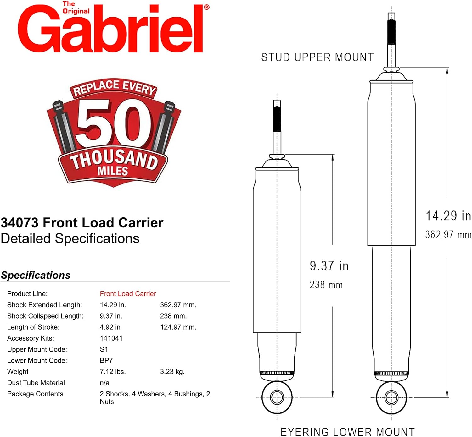 Front Load Carrier D45628