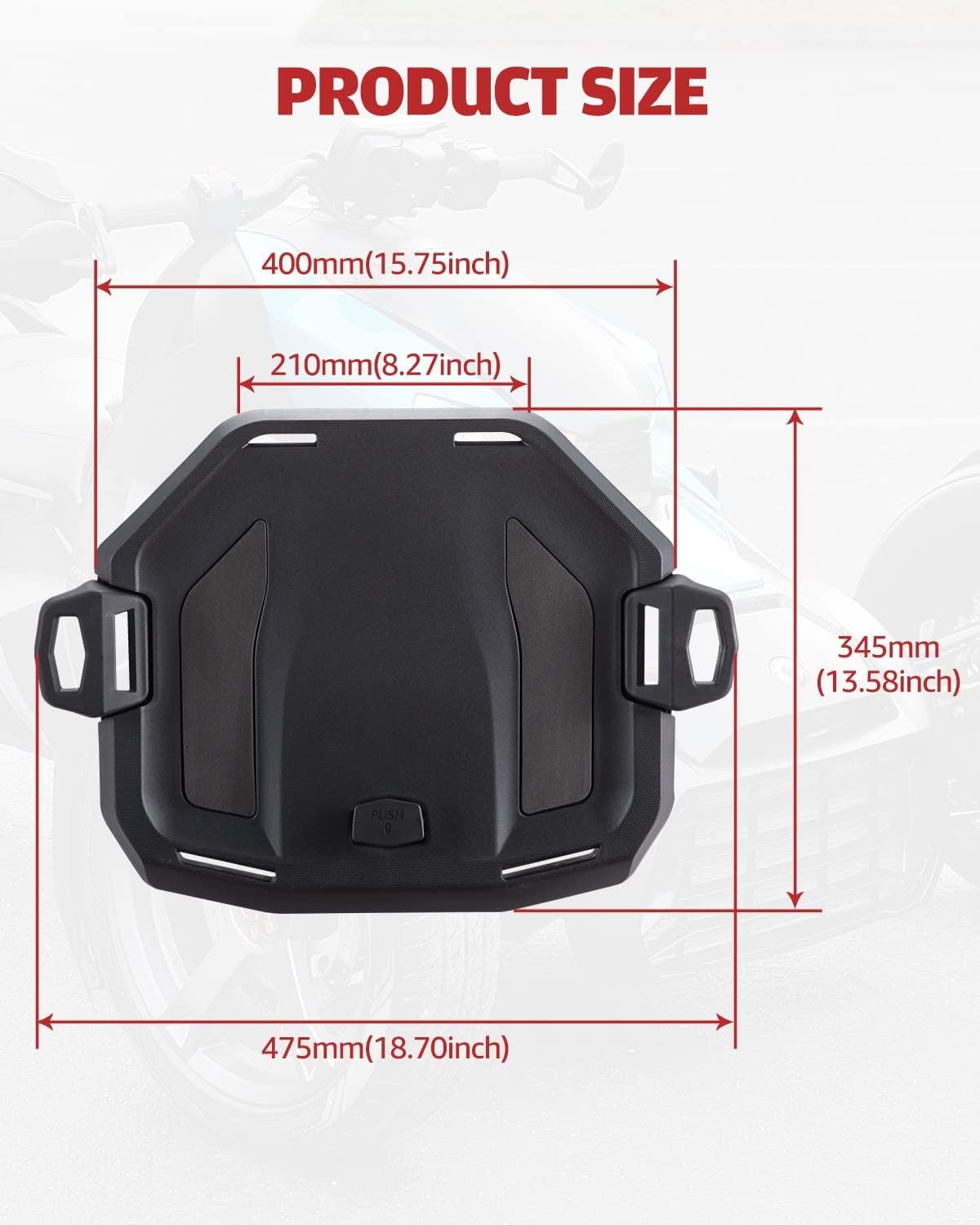 Black Rear Rack Support LinQ X428716