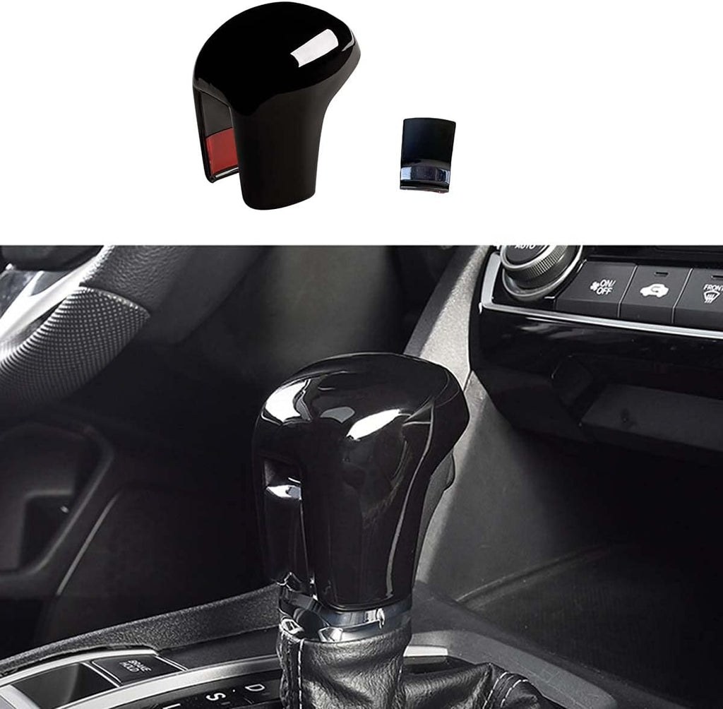 Black Carbon Fiber Gear Shift Knob Cover B15282