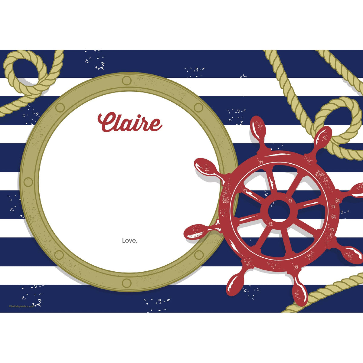 Nautical Thank You Y2226