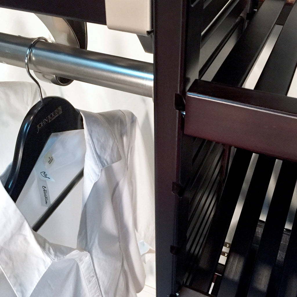 Solid Wood 3-Drawer Organizer Espresso E52635