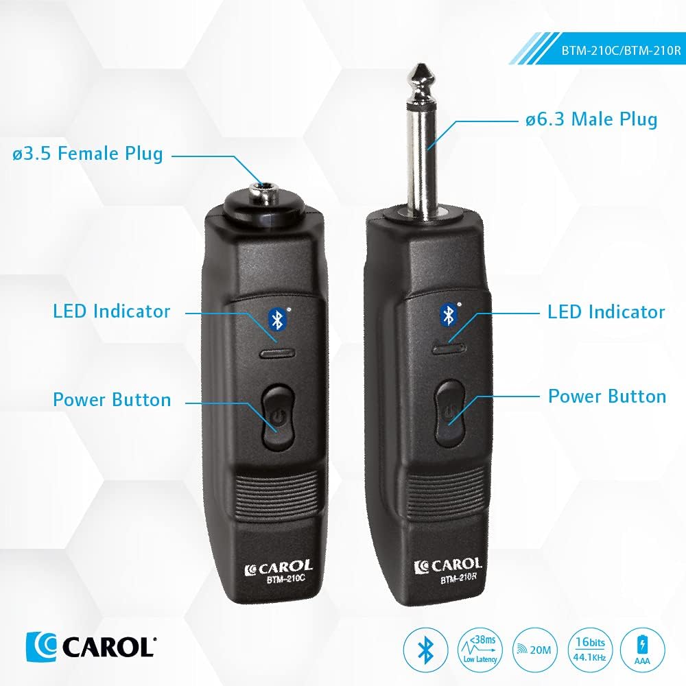 Plug-on Microphone Wireless System with Bluetooth Wireless Transmission D716
