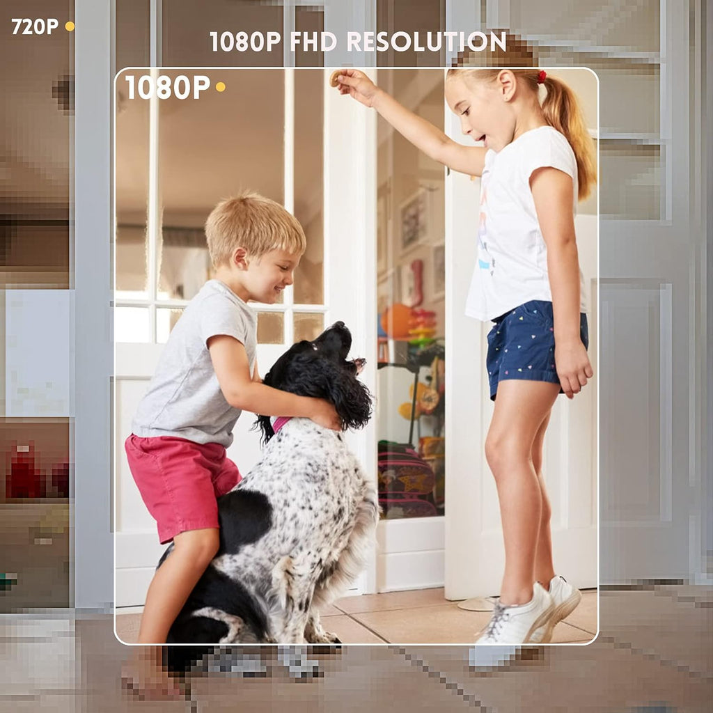 1080P WiFi Security Cameras Indoor, Pack of 2 L641