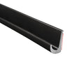 White PVC Plastic Drip Rail Molding, 125’ Length, Pack of 2 X49249