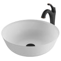 Oil Rubbed Bronze Bathroom Sink and Faucet W193
