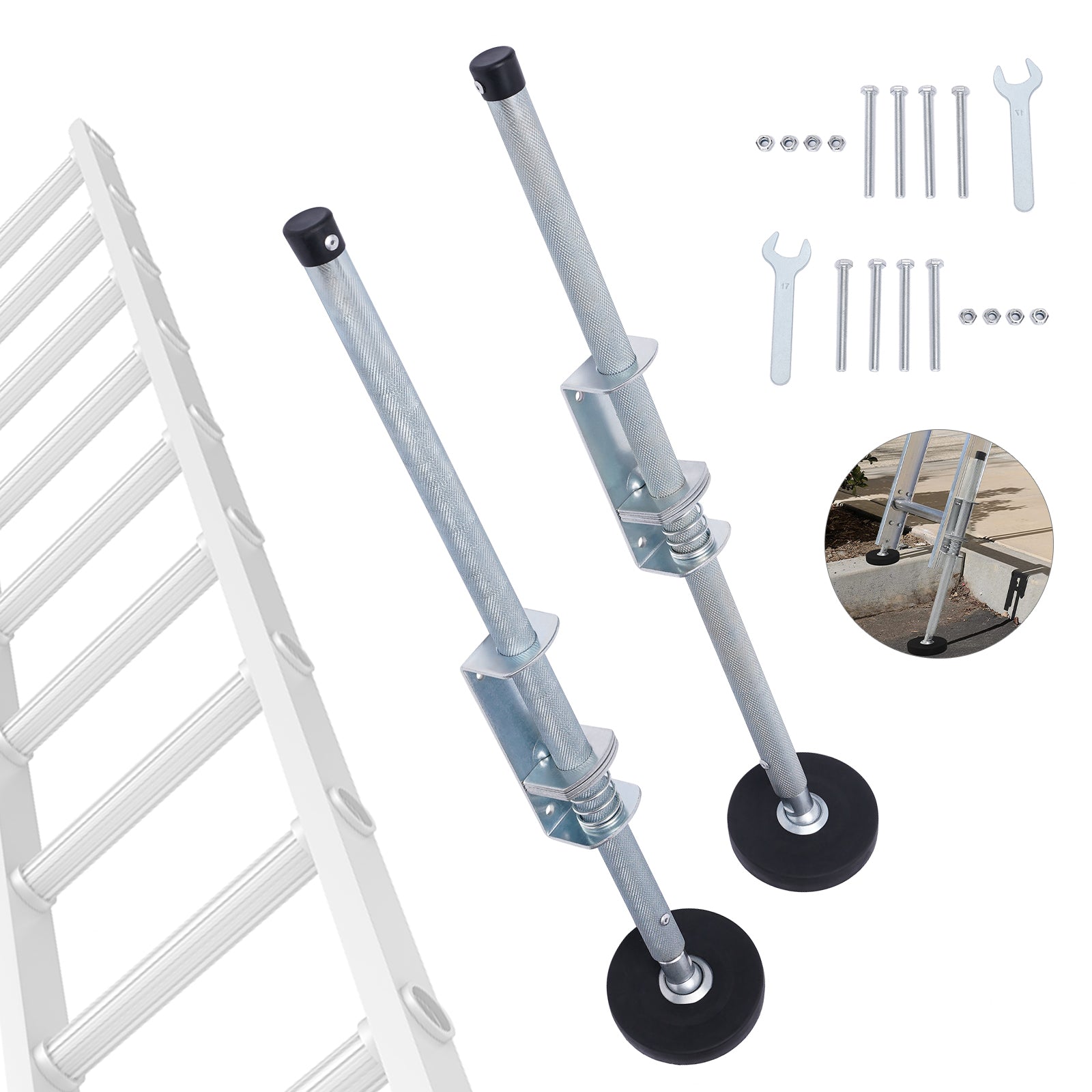 Adjustable Steel Ladder Leg Ground Leveler F757