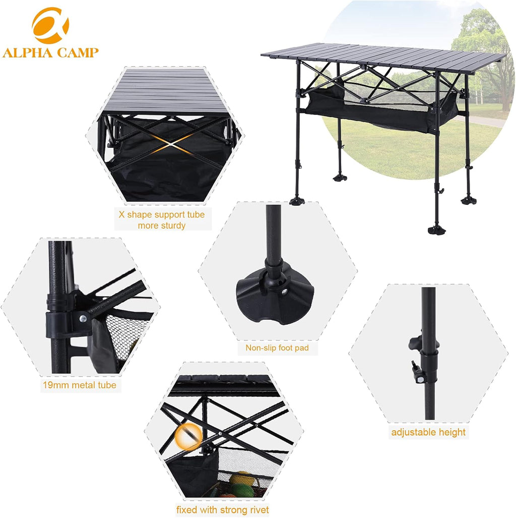Adjustable Aluminum Camping Table U688333