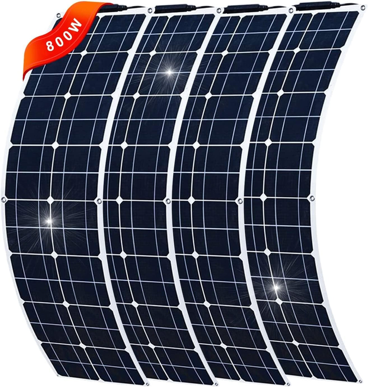 800W Flexible Monocrystalline Solar Panel Kit with 40A Controller H312