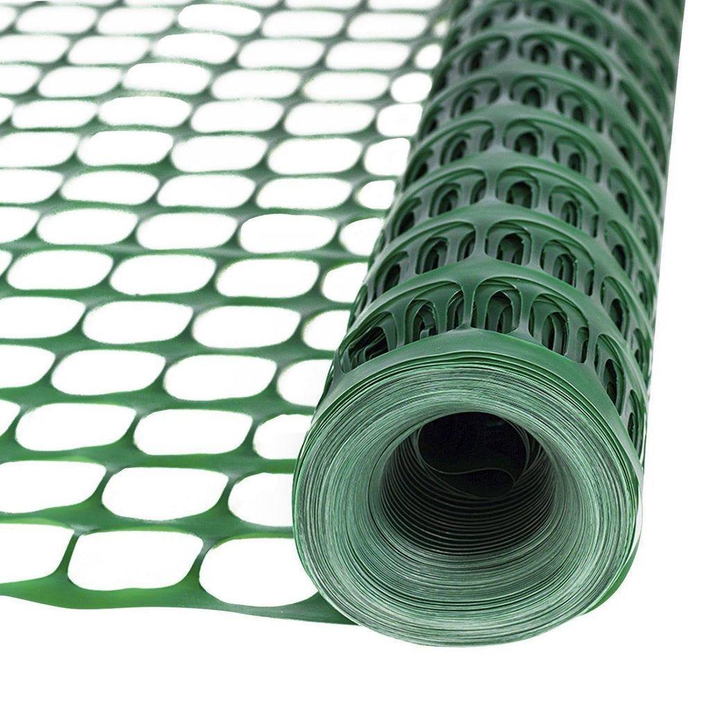 Green Plastic Temporary Fencing Mesh Snow Fence Garden Netting 4 x 100 Feet F496