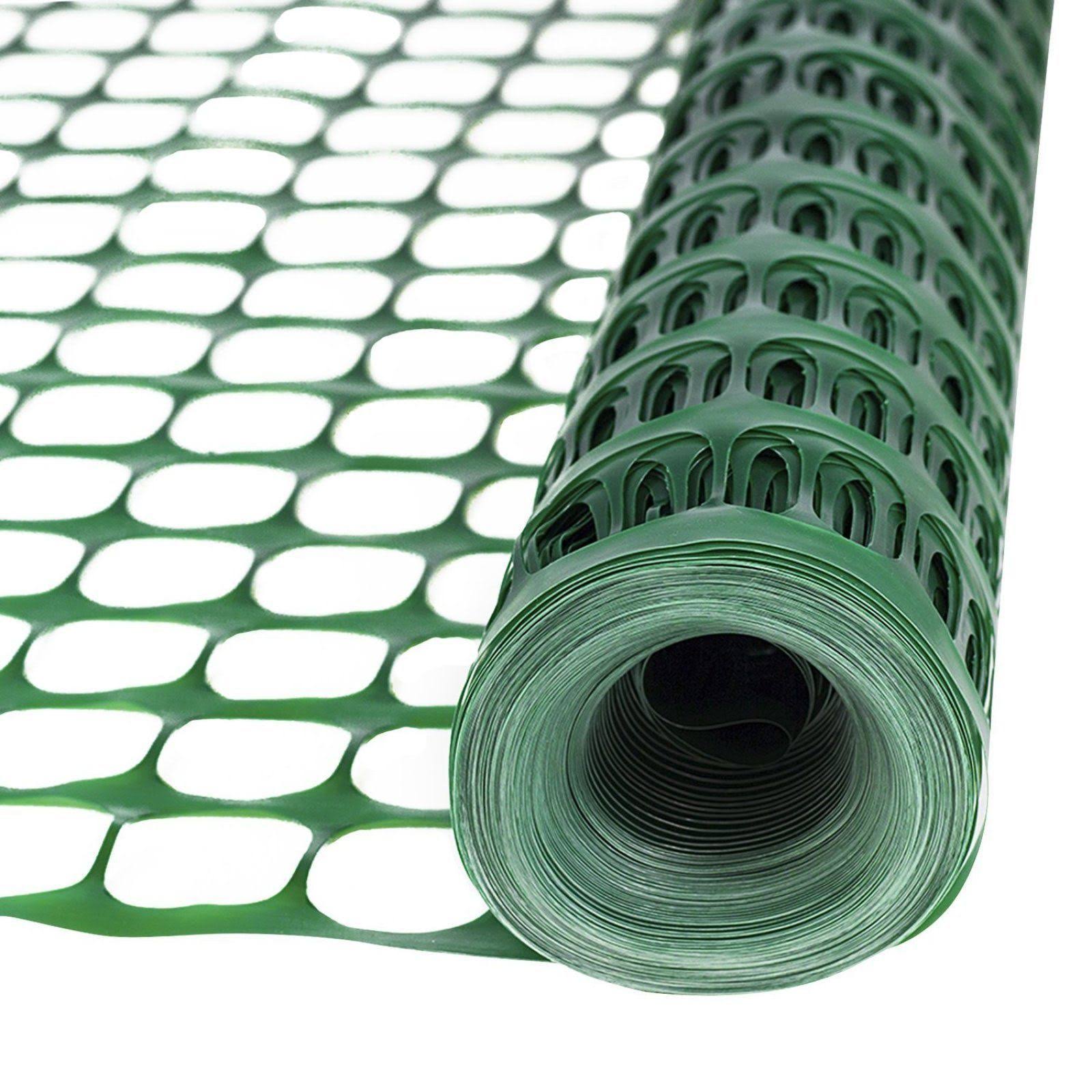 Green Plastic Temporary Fencing Mesh Snow Fence Garden Netting 4 x 100 Feet F496