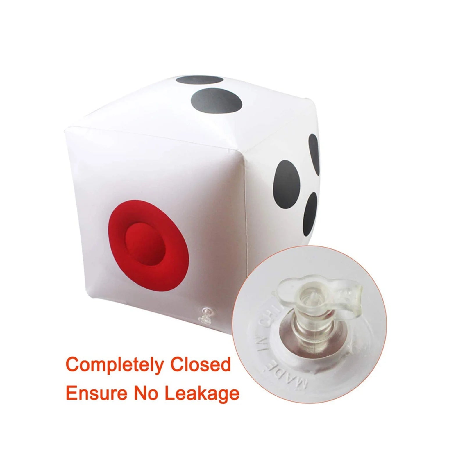 Red and Black 13 Inch Inflatable Dice Set O135924
