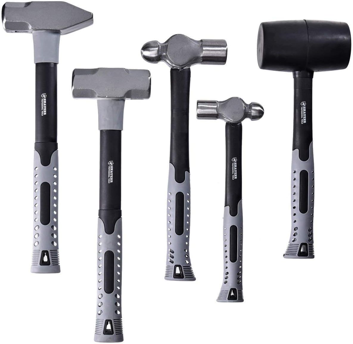 5-Piece Hammer Set with Non-slip Handle T761