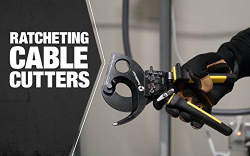 Ratcheting Cable Cutters with Comfort Grip Handles W369