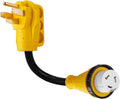 50 Amp Generator Power Extension Cord, Locking Connector, 20 Inch, Pack of 2 Z239958
