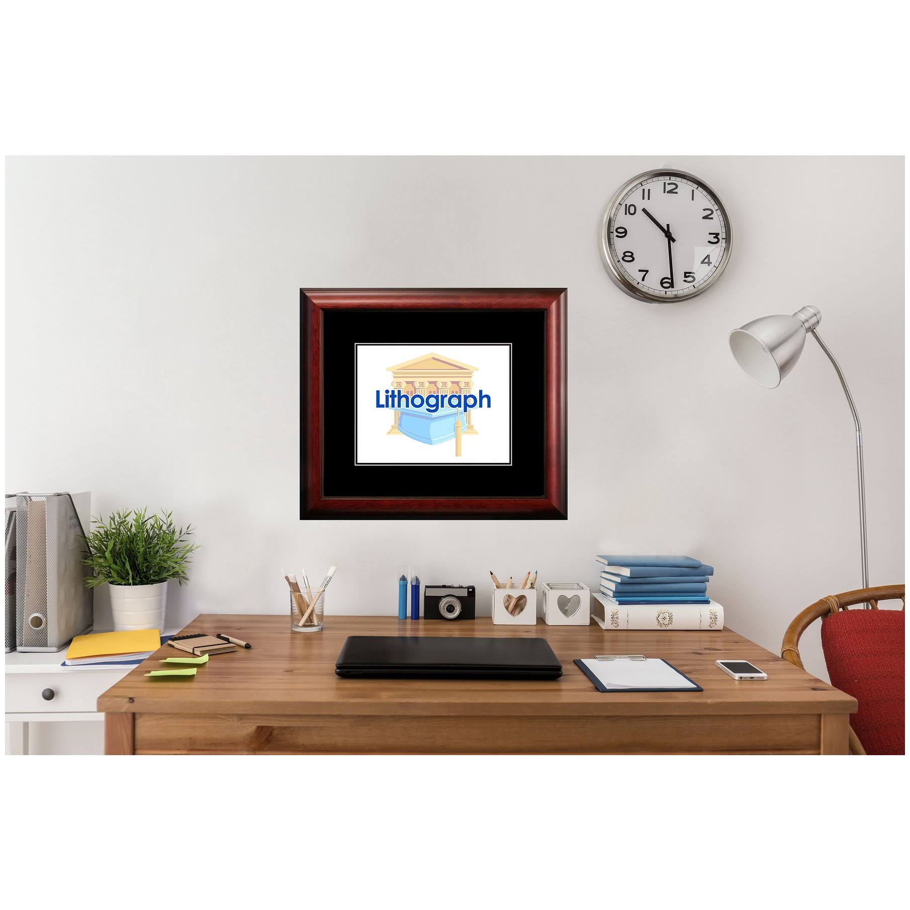 Michigan State University Alumni Chapel Academic Framed Lithograph I33223