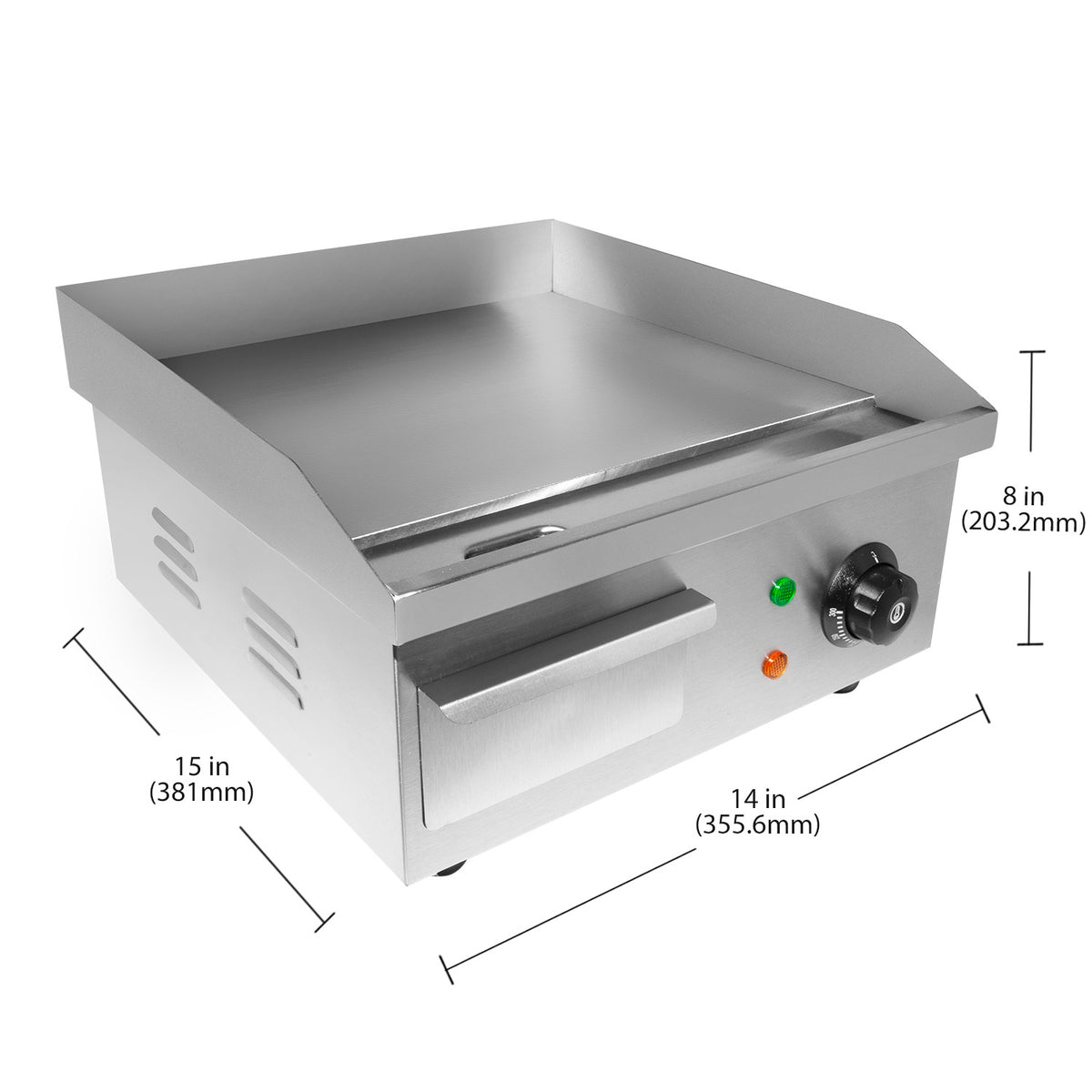 110V Nonstick Teppanyaki Grill with Single Thermostat W90735