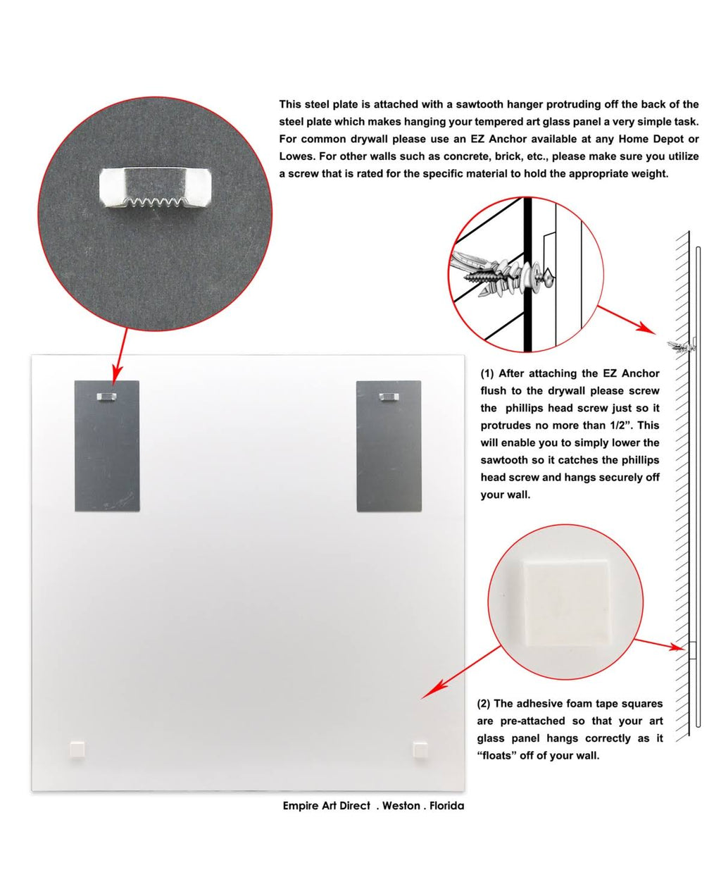 Frameless Tempered Glass Graphic Art K66227