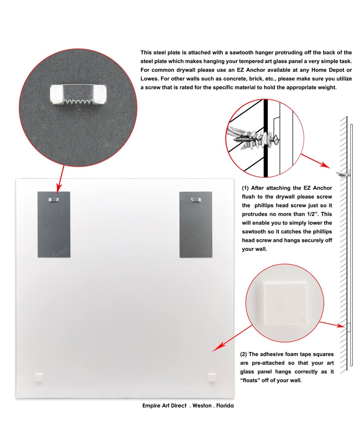 Frameless Tempered Glass Graphic Art K66227