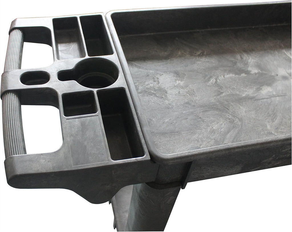 500-Pound Service Cart With Two Trays 30"X16" E6660