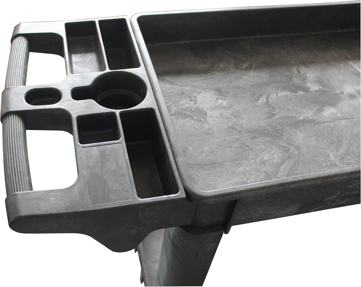 500-Pound Service Cart With Two Trays 30"X16" E6660