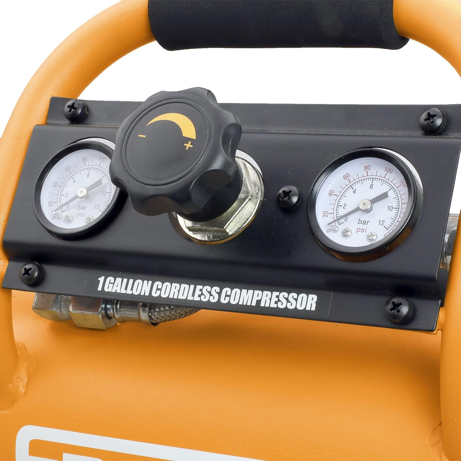 Cordless Air Compressor 1 Gallon 20 Volt with 3-in-1 Pneumatic Finish Nailer and Stapler G4642