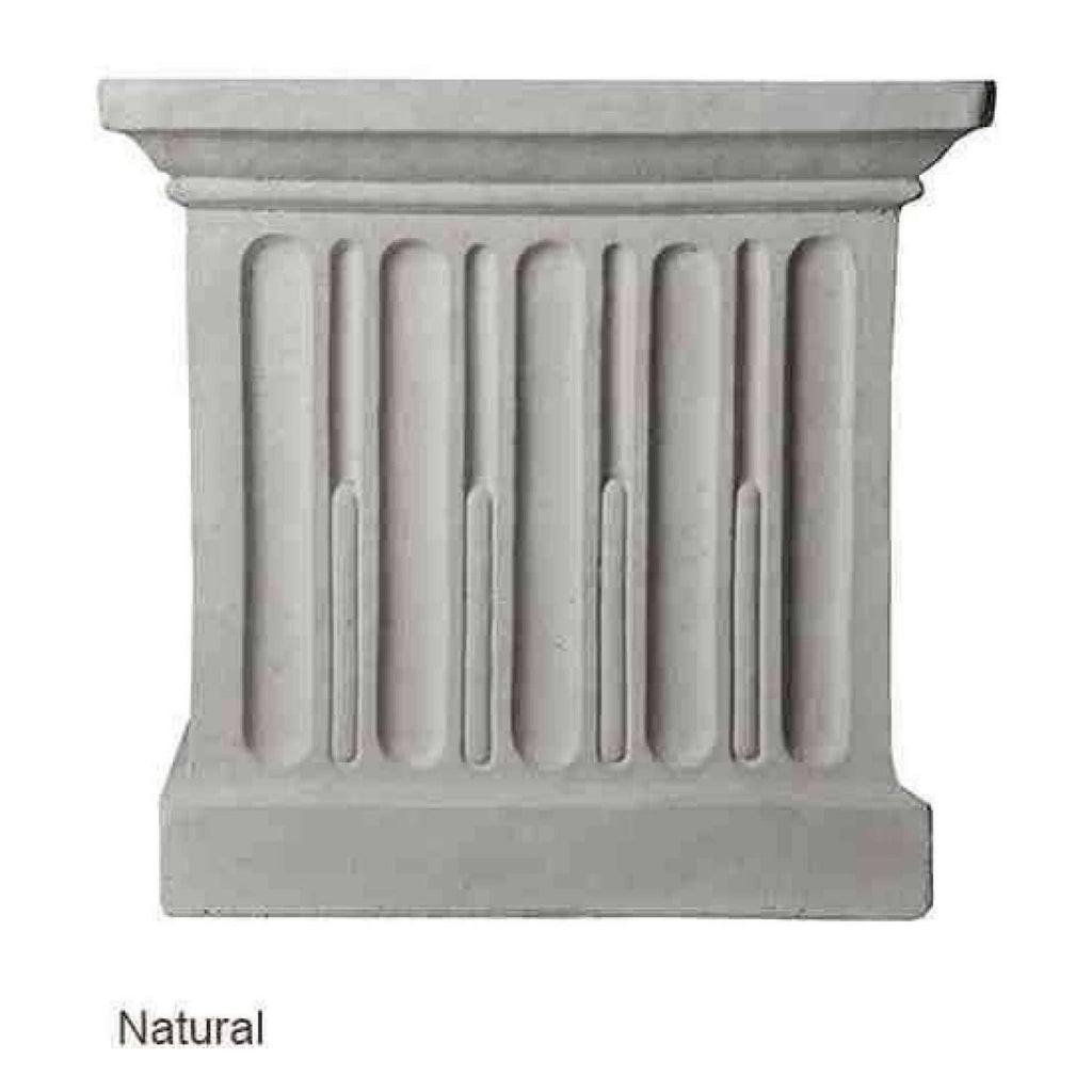 Aged Limestone Standing Lotus Buddha Y49325