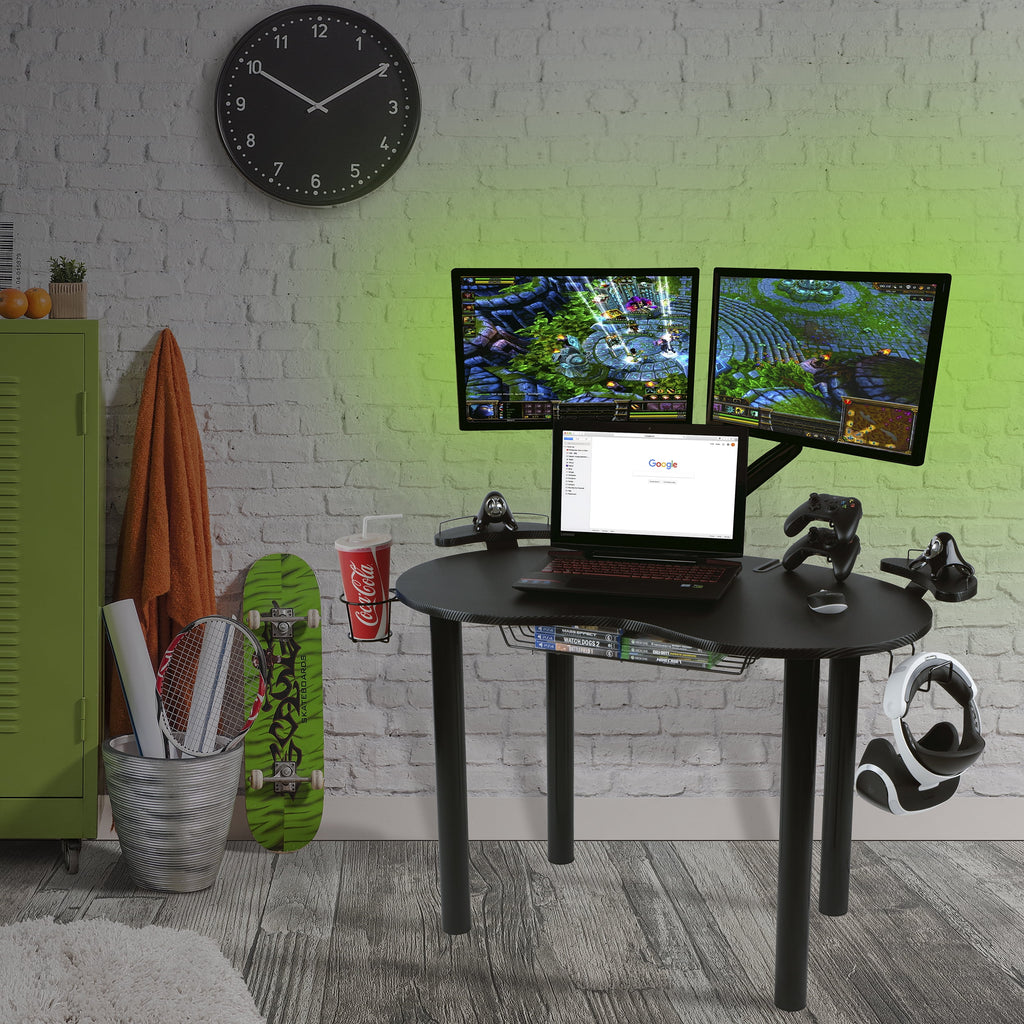 Black Gaming Desk P3728