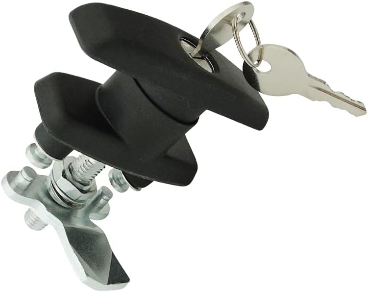2 PCS T-Handle Door Lock Latch ABS Zinc Alloy Lock Body Kit T32580